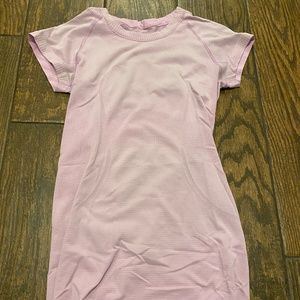 Lululemon Run Swiftly Short Sleeve - Light Pink Size 4
